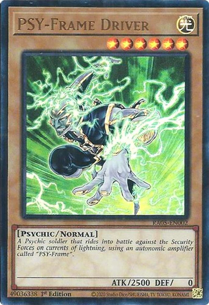 RA05-EN002 * PSY-Frame Driver * Ultra Rare * Rarity Collection 5