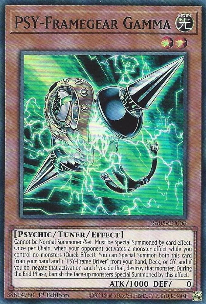 RA05-EN006 - PSY-Framegear Gamma - Super Rare - Rarity Collection 5