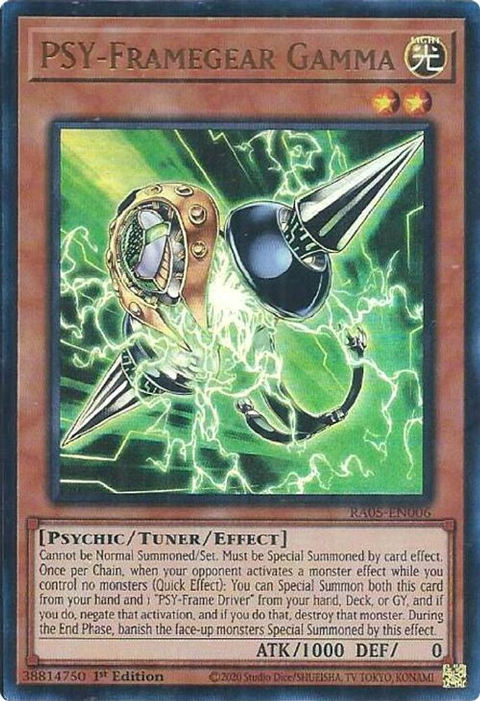 RA05-EN006 * PSY-Framegear Gamma * Ultra Rare * Rarity Collection 5