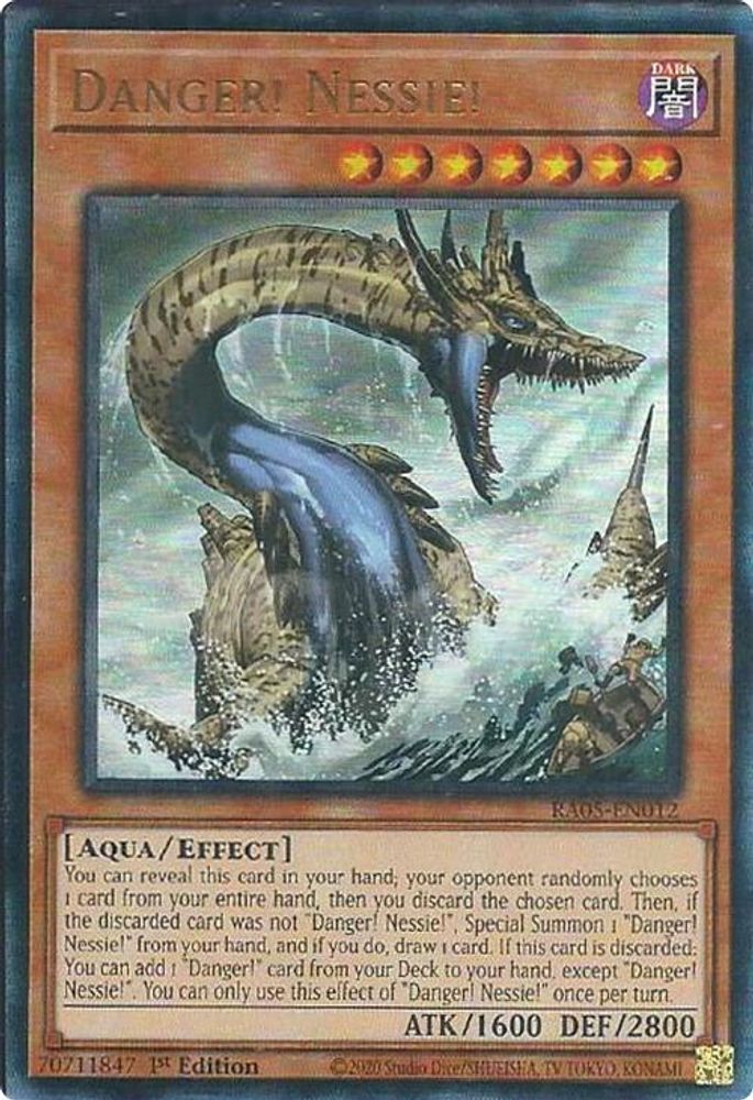 RA05-EN012 - Danger! Nessie! - Ultimate Rare - Rarity Collection 5