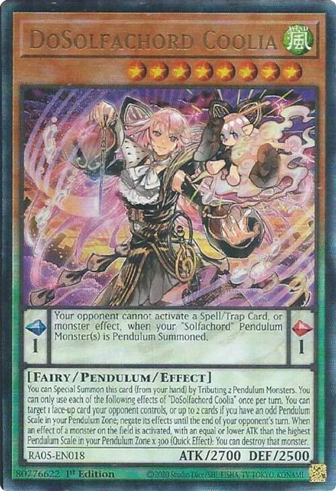 RA05-EN018 - DoSolfachord Coolia - Ultimate Rare - Rarity Collection 5