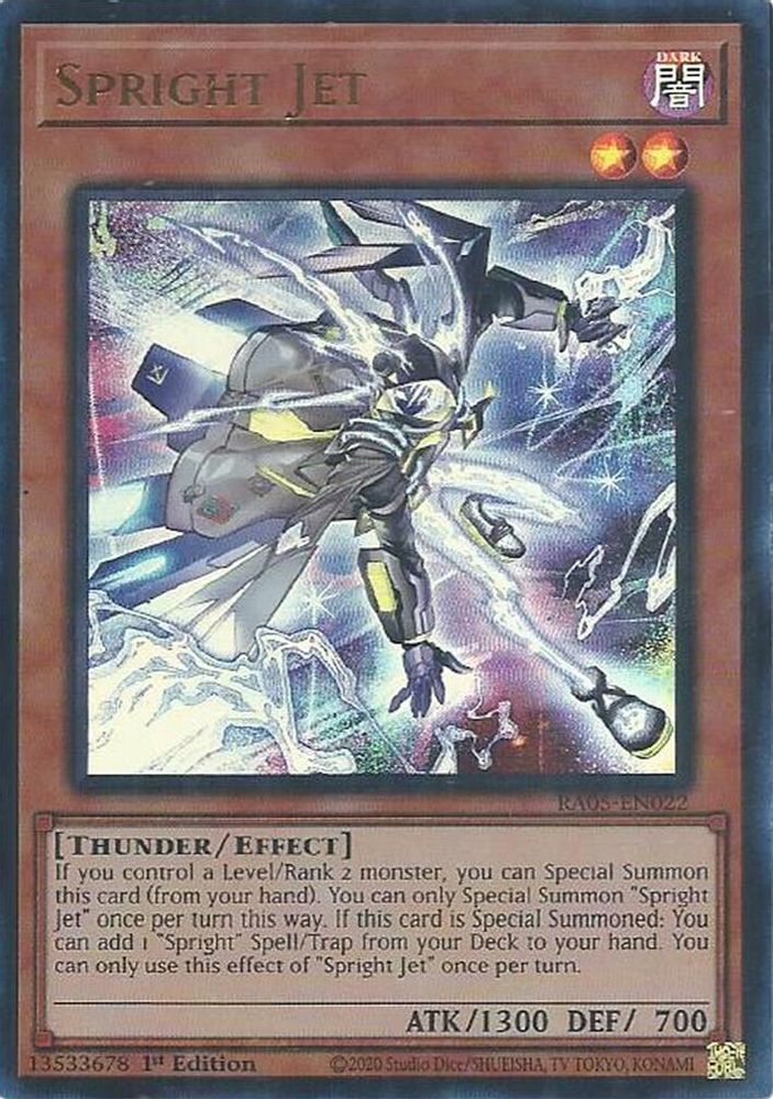 RA05-EN022 - Spright Jet - Ultra Rare - Rarity Collection 5