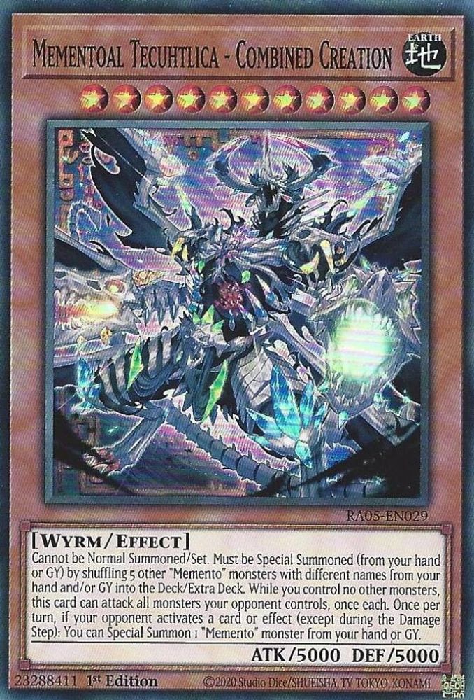 RA05-EN029 * Mementoal Tecuhtlica - Combined Creation * Super Rare * Rarity Collection 5