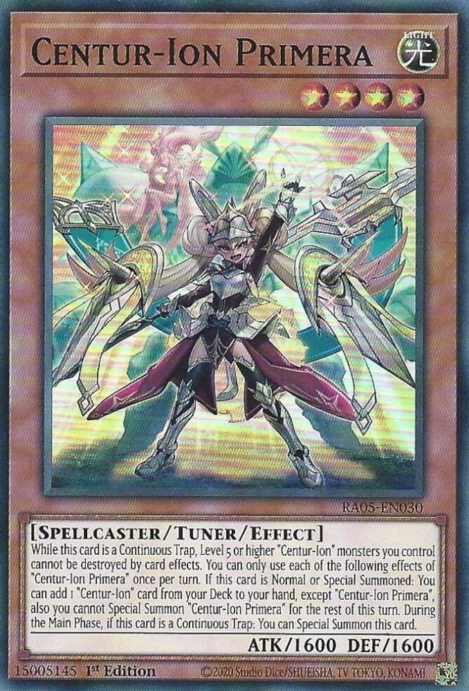 RA05-EN030 - Centur-Ion Primera - Super Rare - Rarity Collection 5
