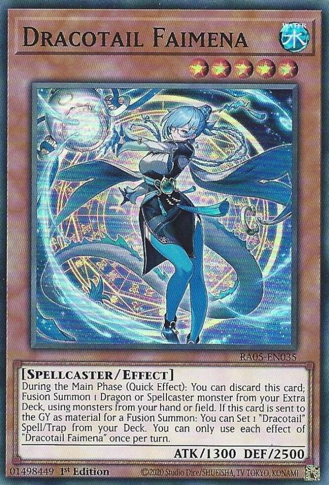 RA05-EN035 * Dracotail Faimena * Super Rare * Rarity Collection 5