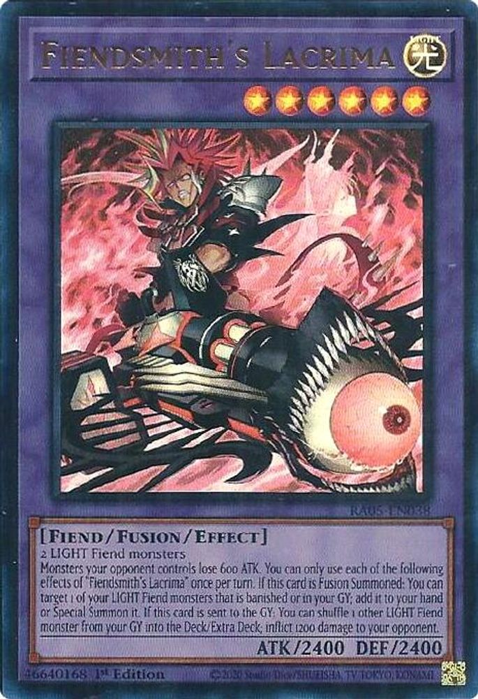 RA05-EN038 * Fiendsmith's Lacrima * Ultra Rare * Rarity Collection 5