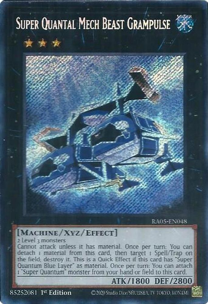 RA05-EN048 - Super Quantal Mech Beast Grampulse - Secret Rare - Rarity Collection 5