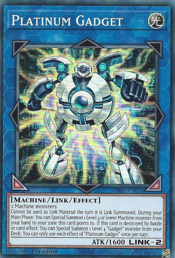 RA05-EN054 - Platinum Gadget - Super Rare - Rarity Collection 5