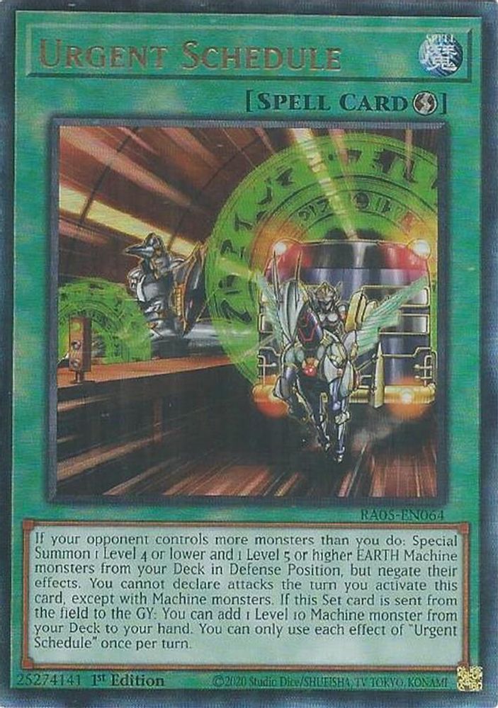 RA05-EN064 * Urgent Schedule * Ultimate Rare * Rarity Collection 5