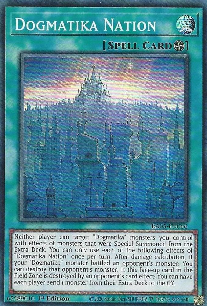 RA05-EN066 * Dogmatika Nation * Super Rare * Rarity Collection 5