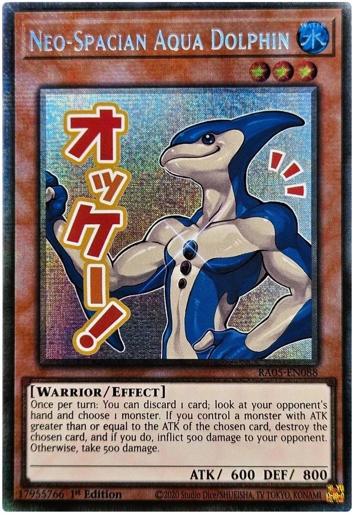 RA05-EN088 * Neo-Spacian Aqua Dolphin * Starlight Rare * Rarity Collection 5