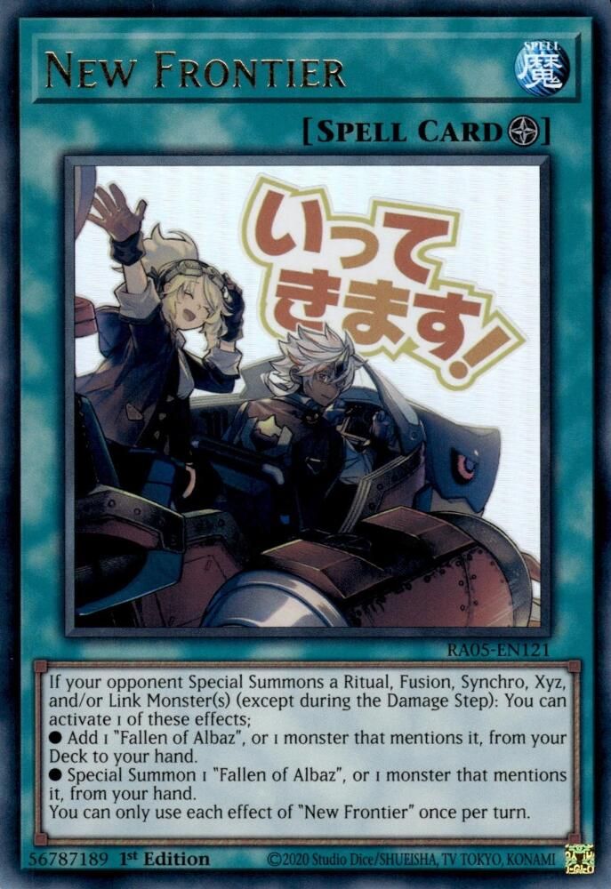 RA05-EN121 - New Frontier - Ultra Rare - Rarity Collection 5
