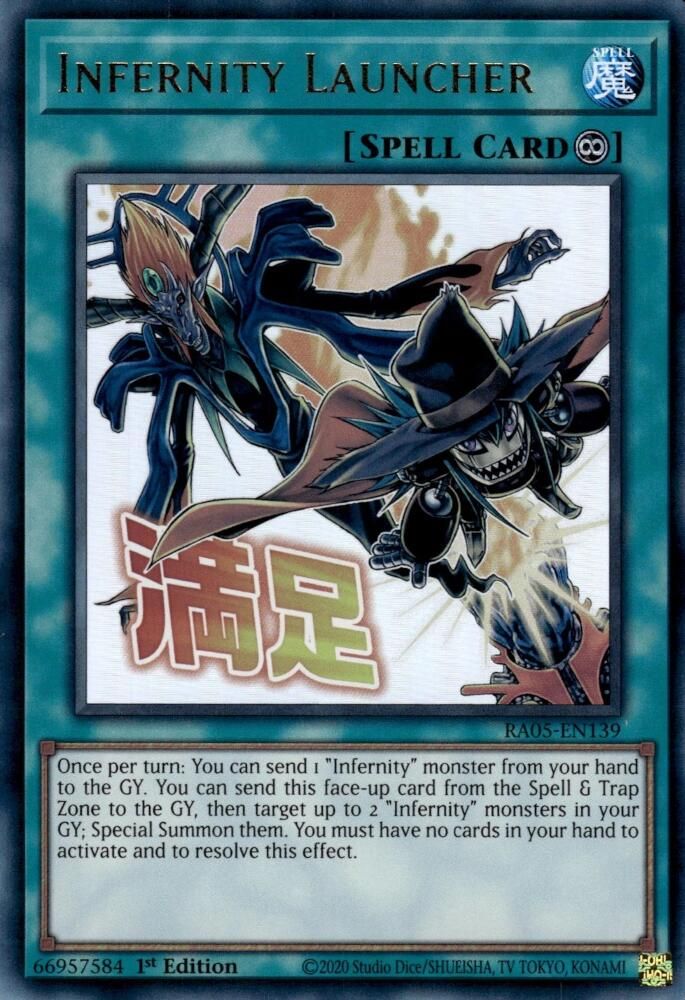 RA05-EN139 - Infernity Launcher - Ultra Rare - Rarity Collection 5