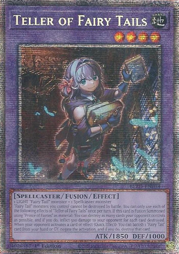 BLZD-EN034 - Teller of Fairy Tails - Starlight Rare - Blazing Dominion