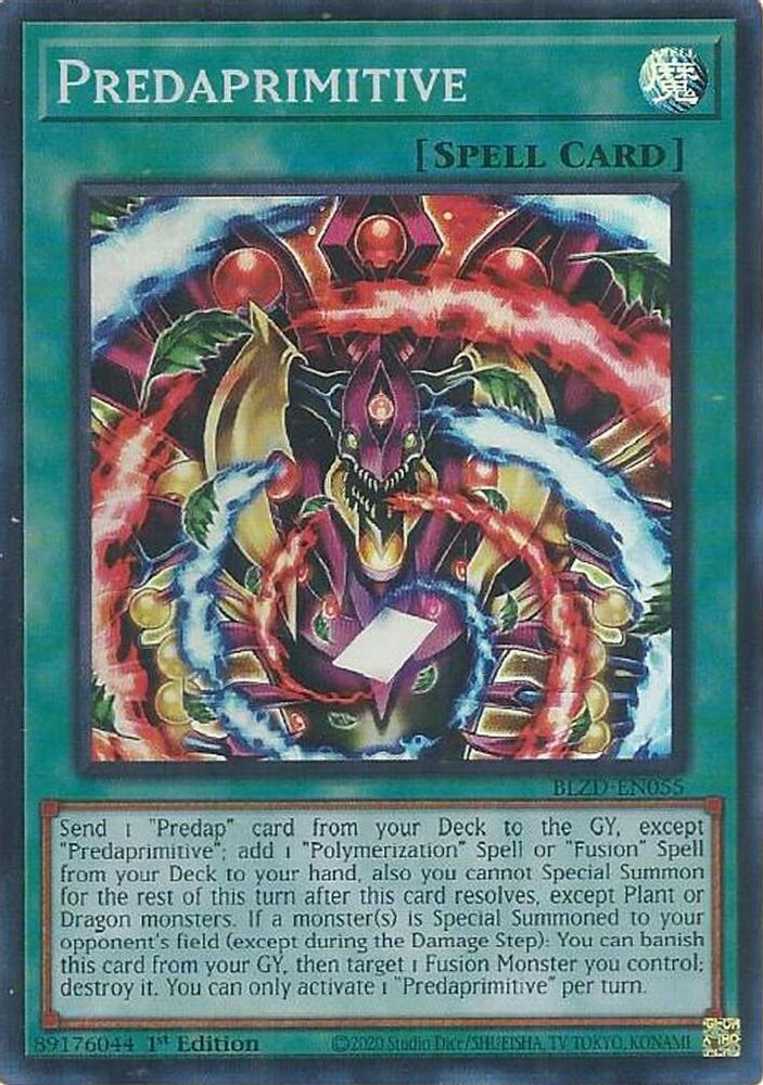 BLZD-EN055 * Predaprimitive * Super Rare * Blazing Dominion