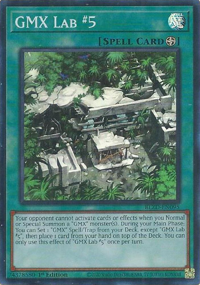 BLZD-EN095 - GMX Lab #5 - Super Rare - Blazing Dominion