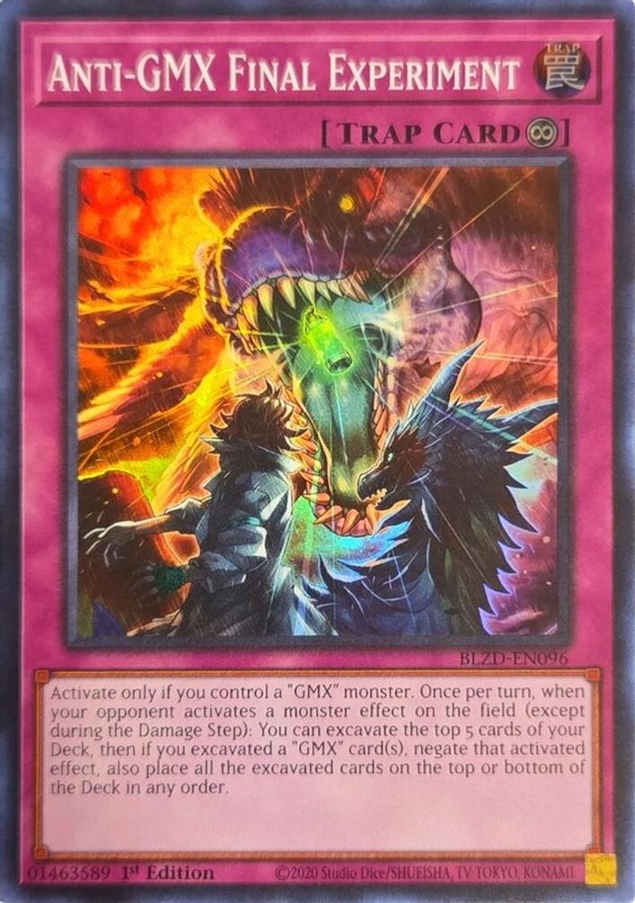 BLZD-EN096 - Anti-GMX Final Experiment - Super Rare - Blazing Dominion