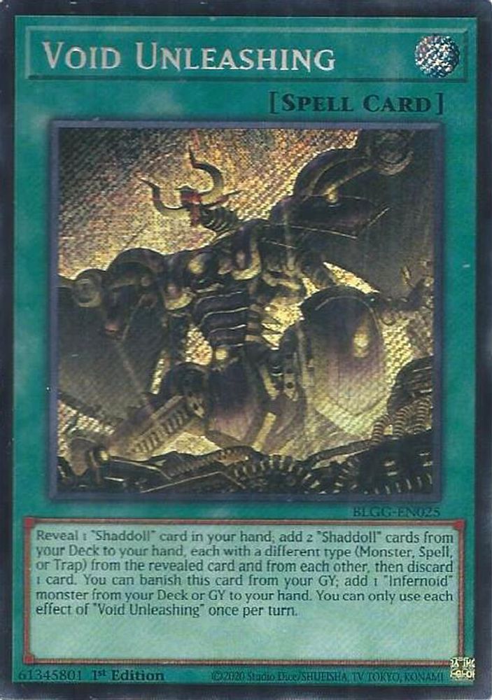 BLGG-EN025 - Void Liberation - Secret Rare - Battles of Legend: Glorious Gallery