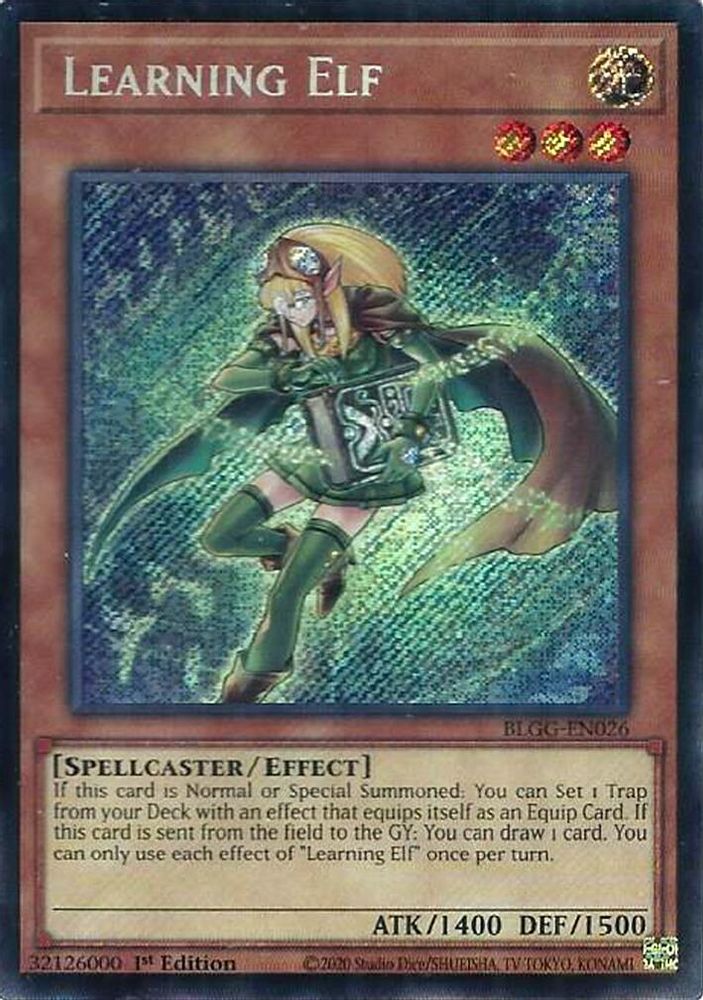 BLGG-EN026 - Learning Elf - Secret Rare - Battles of Legend: Glorious Gallery