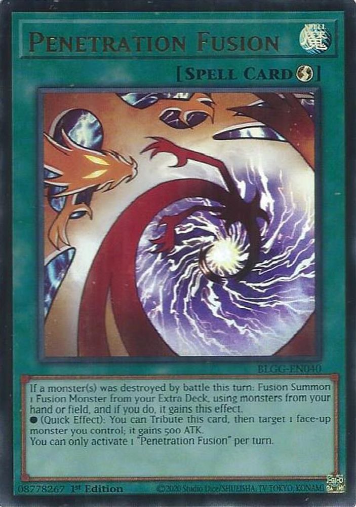 BLGG-EN040 - Penetration Fusion - Ultra Rare - Battles of Legend: Glorious Gallery