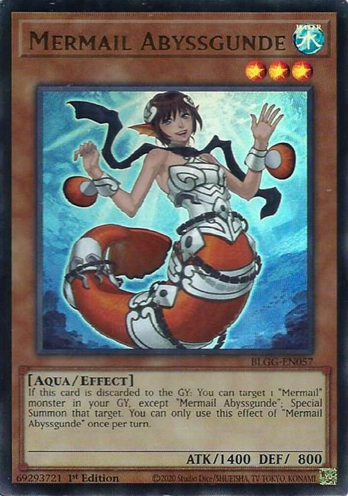BLGG-EN057 - Mermail Abyssgunde - Ultra Rare - Battles of Legend: Glorious Gallery