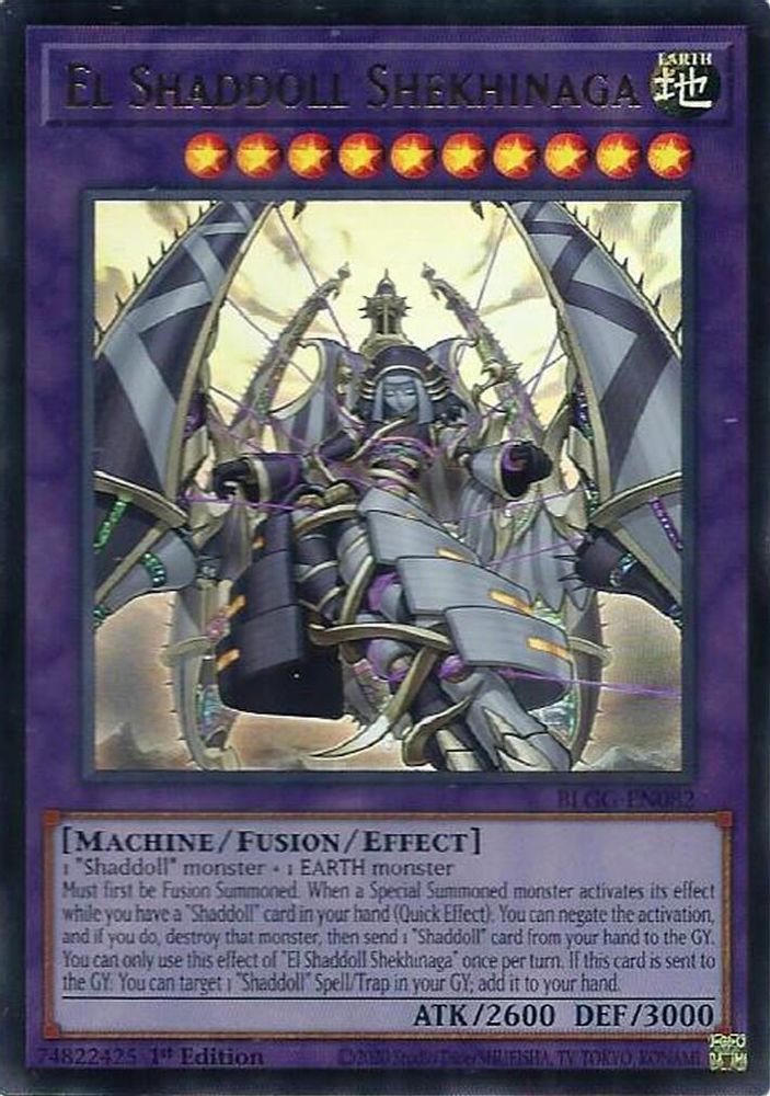 BLGG-EN082 - El Shaddoll Shekhinaga - Ultra Rare - Battles of Legend: Glorious Gallery