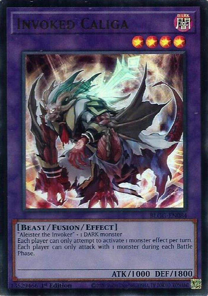 BLGG-EN084 - Invoked Caliga - Ultra Rare - Battles of Legend: Glorious Gallery