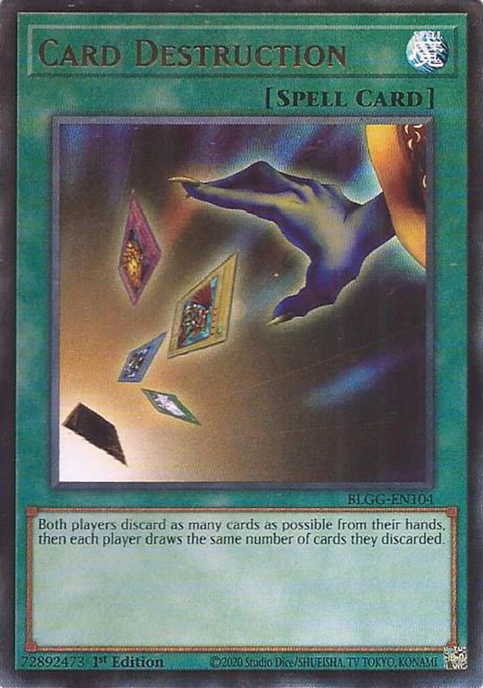 BLGG-EN104 - Card Destruction - Ultra Rare - Battles of Legend: Glorious Gallery