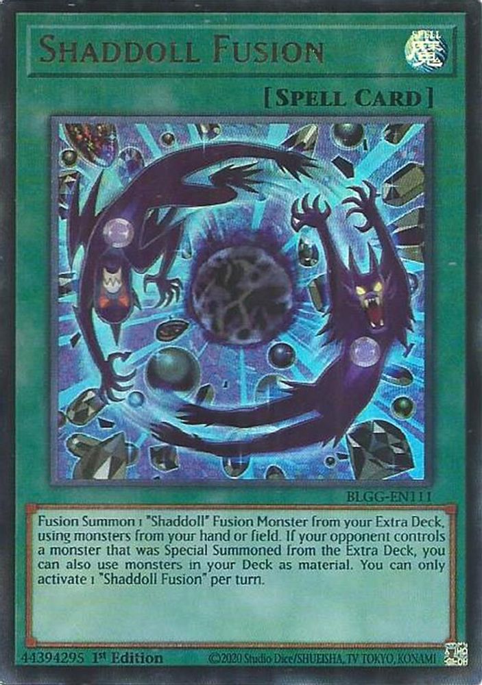 BLGG-EN111 - Shaddoll Fusion - Ultra Rare - Battles of Legend: Glorious Gallery
