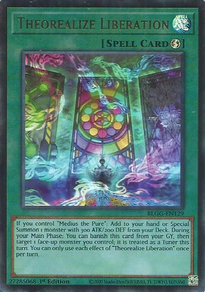 BLGG-EN129 - Theorealize Liberation - Ultra Rare - Battles of Legend: Glorious Gallery