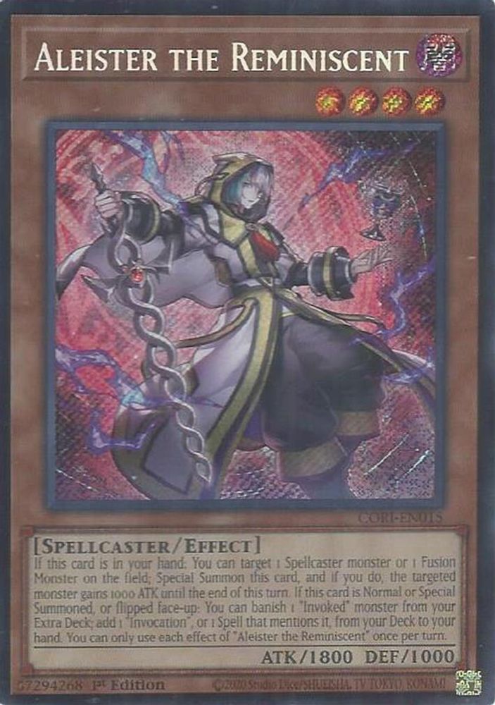 CORI-EN015 * Aleister the Reminiscent * Secret Rare * Chaos Origins
