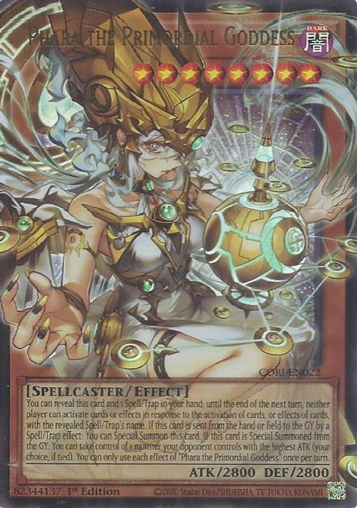 CORI-EN022 * Phara the Primordial Goddess (Extended Art) * Ultra Rare * Chaos Origins