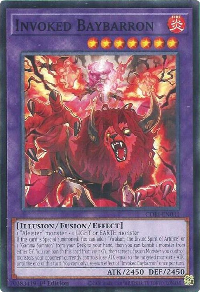 CORI-EN031 * Invoked Baybarron * Common * Chaos Origins