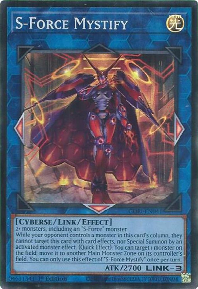 CORI-EN041 * S-Force Mystify * Super Rare * Chaos Origins