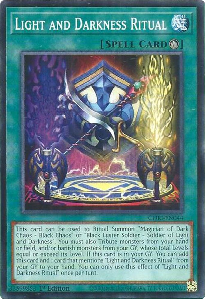 CORI-EN044 * Light and Darkness Ritual * Common * Chaos Origins