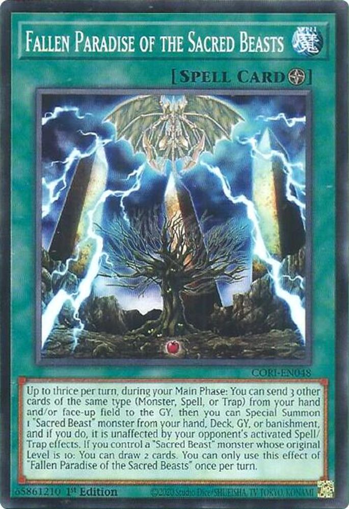CORI-EN048 * Fallen Paradise of the Sacred Beasts * Common * Chaos Origins