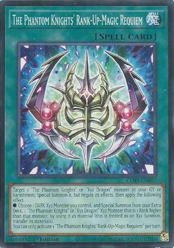 CORI-EN057 * The Phantom Knights' Rank-Up-Magic Requiem * Common * Chaos Origins
