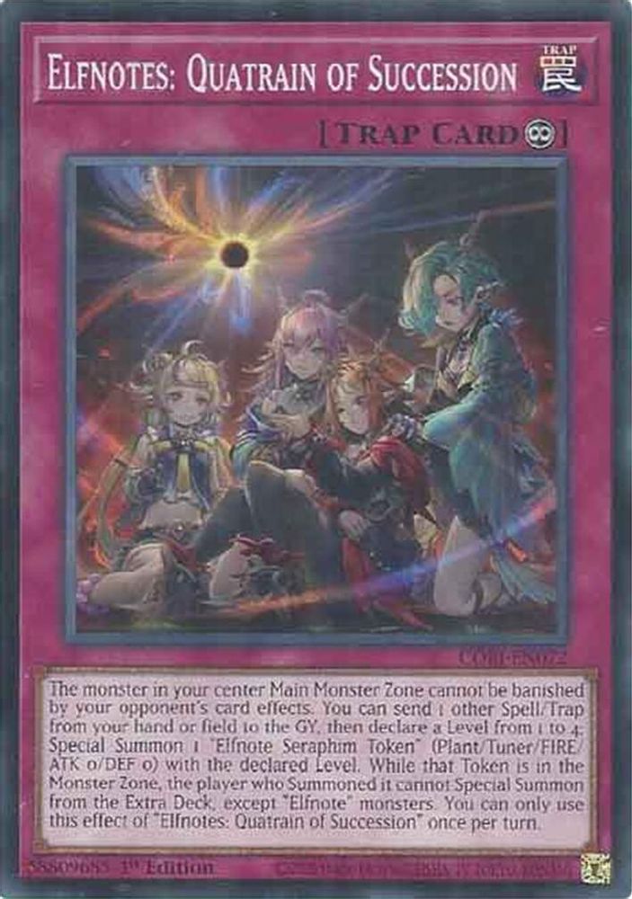CORI-EN072 * Elfnotes: Quatrain of Succession * Common * Chaos Origins