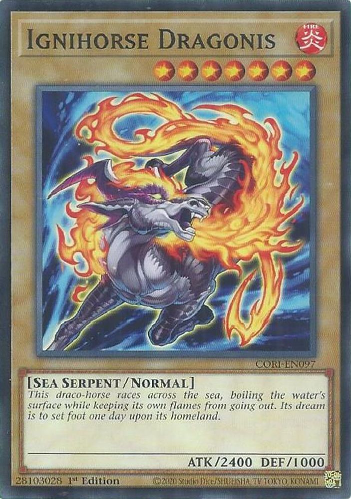 CORI-EN097 * Ignihorse Dragonis * Common * Chaos Origins