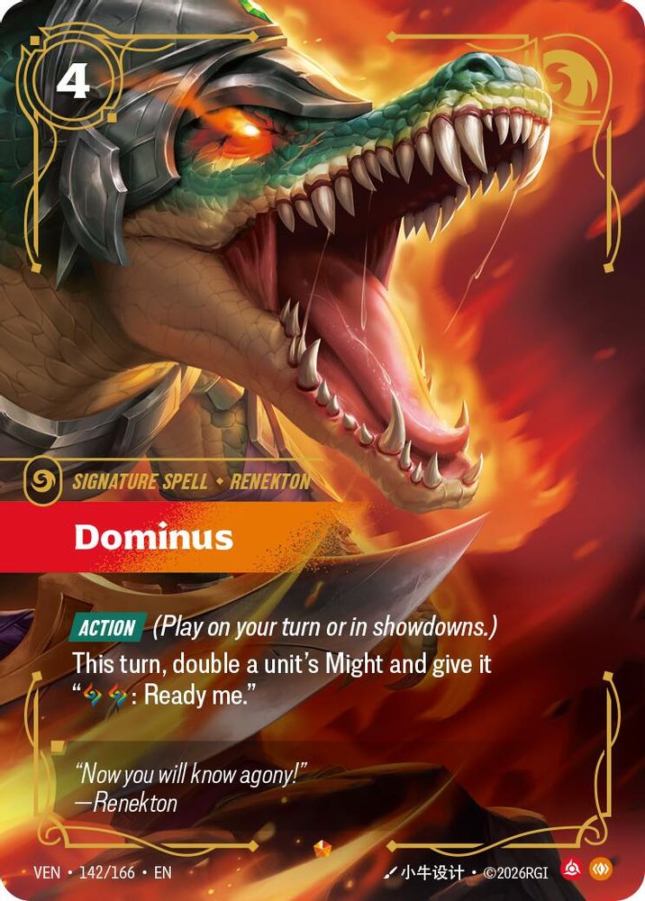 142/166 * Dominus (Foil) * Epic * Vendetta