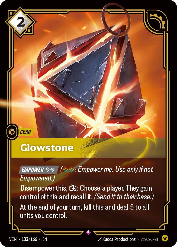 133/166 * Glowstone (Foil) * Rare * Vendetta