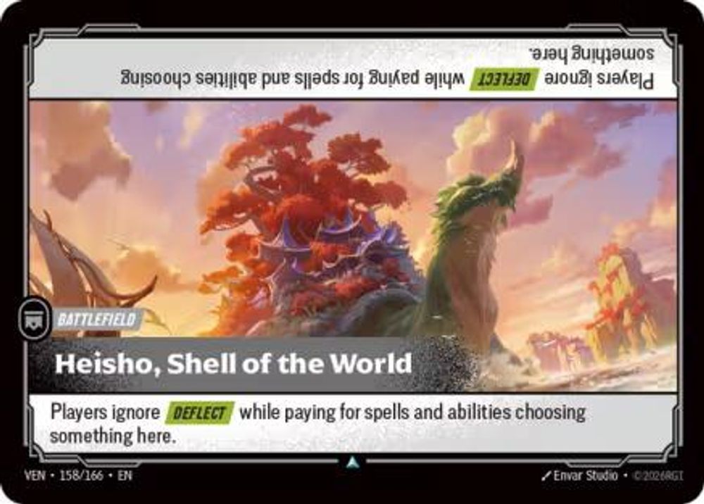 158/166 * Heisho, Shell of the World * Uncommon * Vendetta