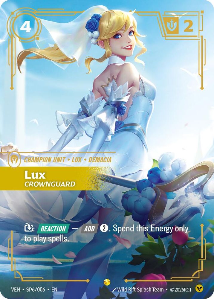 SP6/006 * Lux, Crownguard (Foil) * Epic * Vendetta
