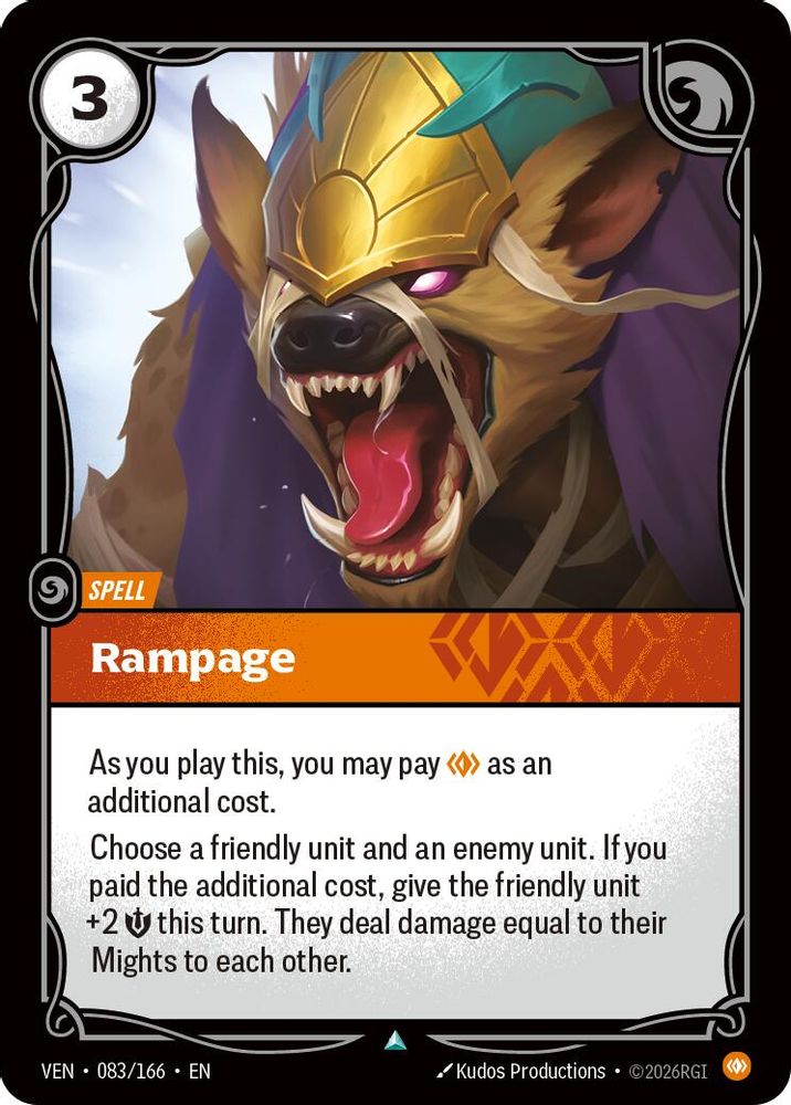 083/166 * Rampage * Uncommon * Vendetta