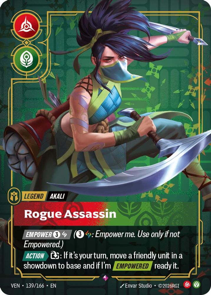 139/166 * Rogue Assassin (Foil) * Rare * Vendetta
