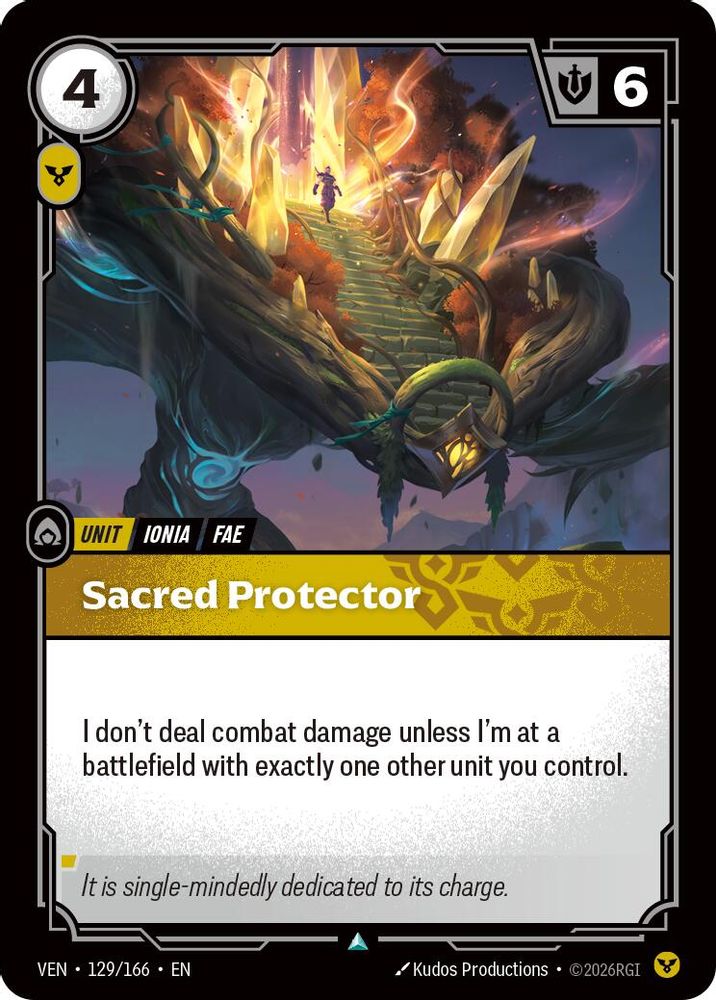 129/166 * Sacred Protector * Uncommon * Vendetta