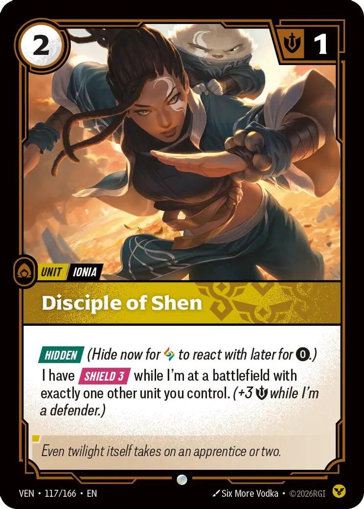 117/166 * Disciple of Shen * Common * Vendetta