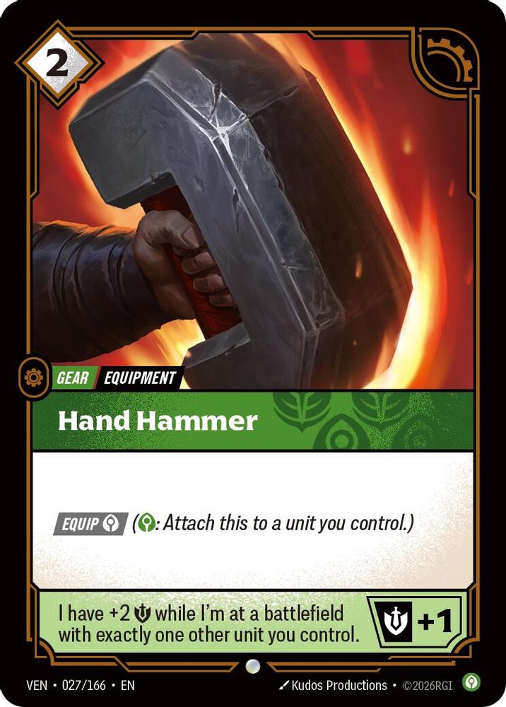 027/166 * Hand Hammer * Common * Vendetta