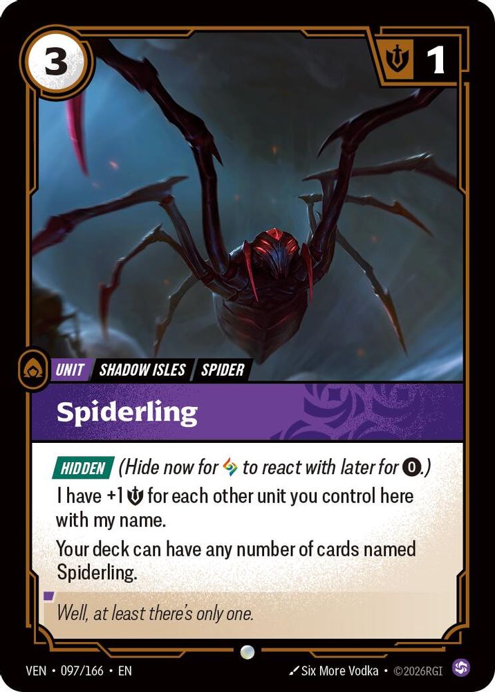 097/166 * Spiderling * Common * Vendetta
