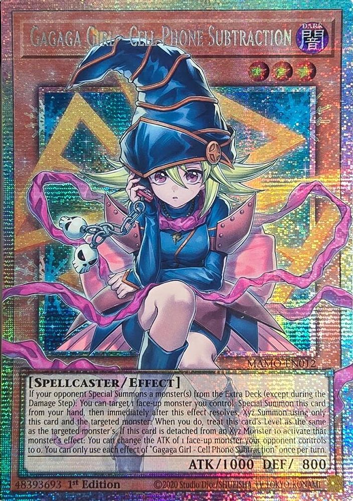 MAMO-EN012 * Gagaga Girl - Cell Phone Subtraction (Extended Art) * Starlight Rare * Magnificent Monsters
